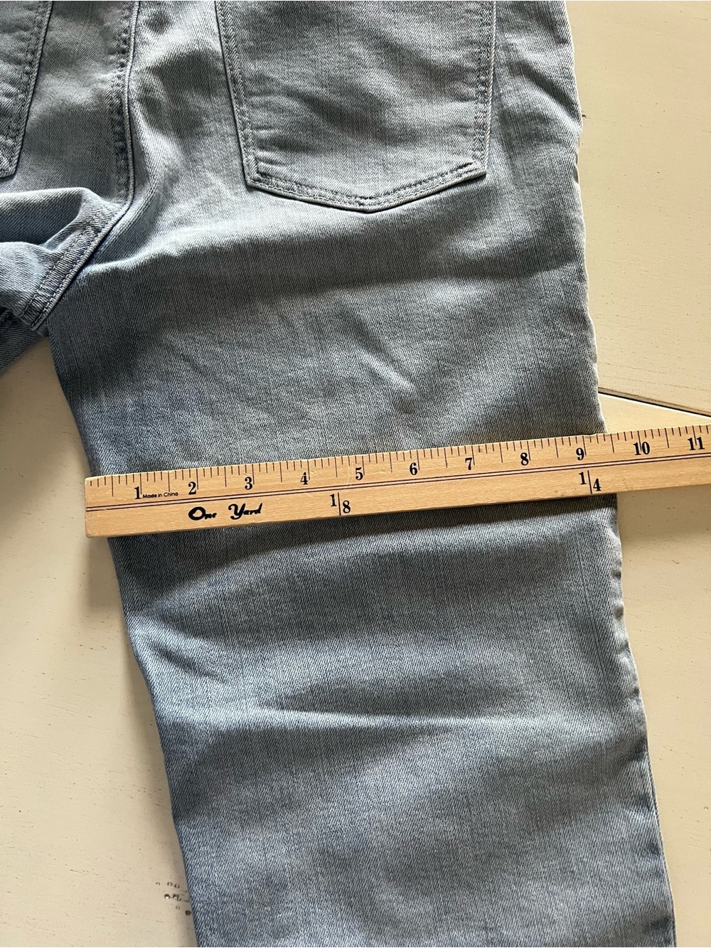 Talbots Light Blue straight Cropped Jeans Sz 6 NWOT - Picture 9 of 10